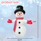 GOOSH 8FT Animated Waving Snowman Inflatable with LED Lights for Outdoor Christmas Décor